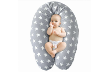 La Bebe™ Rich Satin Nursing Maternity Pillow Art.15625 Подкова для сна, кормления малыша 30x104 cm