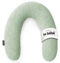 La Bebe™ Rich Linen Nursing Maternity Pillow Art.12632 Подкова для сна, кормления малыша 30x104 cm