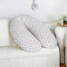 La Bebe™ Rich Linen Nursing Maternity Pillow Art.12636 Подкова для сна, кормления малыша 30x104 cm