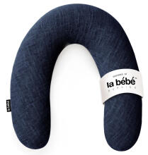 La Bebe™ Rich Linen Nursing Maternity Pillow Art.12637 Подкова для сна, кормления малыша 30x104 cm