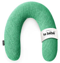 La Bebe™ Rich Linen Nursing Maternity Pillow Art.12643 Подкова для сна, кормления малыша 30x104 cm