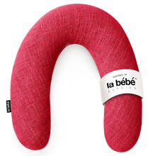 La Bebe™ Rich Linen Nursing Maternity Pillow Art.12649 Подкова для сна, кормления малыша 30x104 cm