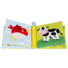 Picture book with squeaker and crinkle foil
