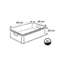 Transportēšanas kaste ar kravnesību līdz 60kg Robert 60x40x22cm 45L pelēka