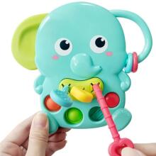 WOOPIE BABY Сенсорный прорезыватель Слон Монтессори 4в1