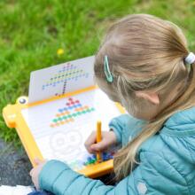 Магнитная доска WOOPIE для детей Montessori MagPad Динозавр