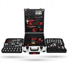 Large Tool Set in Rolling Case – 189 Pieces: Wrenches, Screwdrivers, Bits