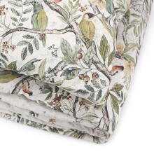 Makaszka  Bedding Set Сotton S 70x90/30x40cm Art.254548 Ornithology  Augstas kvalitātes gultas veļa no kokvilna