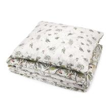 Makaszka  Bedding Set Сotton S 70x90/30x40cm Art.254548 Ornithology  Augstas kvalitātes gultas veļa no kokvilna
