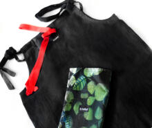 La bebe™ Mama Blouse Linen Art.2882 Universāla blūze grūtniecēm  no dabīga lina,  Melns