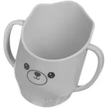 Akuku Cup Art.A0695 Grey Эргономичная учебная кружка,150мл