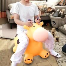 WOOPIE Bouncing Rubber Giraffe Yellow + Pump
