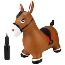WOOPIE Bouncing Rubber Horse + Pump