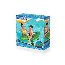 BESTWAY 41477 Piepūšamais Peldēšanas Krokodils ar Rokturi 1.52mx71cm
