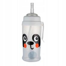 CANPOL BABIES non-spill sports bottle with weighted straw BabiesBoo panda, 270 ml, 56/510_whi