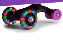 Качалка на колесах Wiggle от ECOTOYS с LED-колесами, фиолетовая