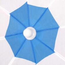 Beach Umbrella with Adjustable Height and Tilt Springos BU0013, 180 cm, with Pink Flamingo Print