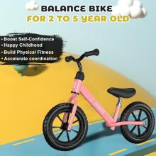 Mncylion Balance Bike Art.255171 Pink Children's bicycle - runner with metal frame