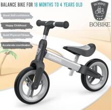 Mncylion Balance Bike Bobike Art.255174 Grey Children's bicycle - runner with metal frame