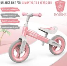 Mncylion Balance Bike Bobike Art.255176 Pink Children's bicycle - runner with metal frame