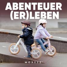 Moreez Balance Bike Art.255178 Pink Детский велосипед - бегунок с металлической рамой