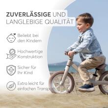 KikkaBoo Lanser Balance Bike Art.255181 Black Bērnu skrējritenis ar metālisko rāmi, Līdzsvara velosipēds