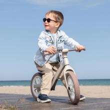 KikkaBoo Lanser Balance Bike Art.255183 Grey Children's bicycle - runner with metal frame