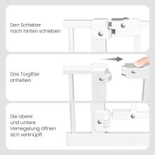 Woltu Door Safety Gate Art.255193 White Ворота безопасности