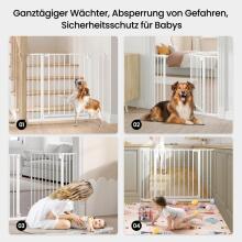 Woltu Door Safety Gate Art.255193 White Ворота безопасности
