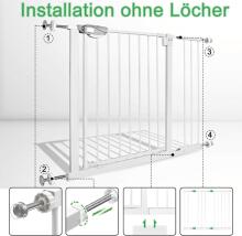 Uisebrt Door Safety Gate Art.255194 White Ворота безопасности