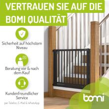 Bomi® Miko Safety Gate Art.255195 Black Drošības Vārti