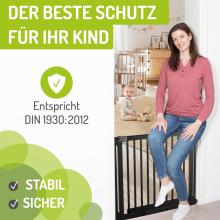 Bomi® Miko Safety Gate Art.255195 Black Drošības Vārti