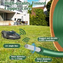 Boundary Cable Robotic Lawnmower  Art.255237 50-метровый ограничительный кабель для роботизированной газонокосилки + 25 колышков + 5 водонепроницаемых соединителей кабеля + 5 соединителей для