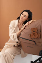 Tutis  Viva 6 Plus Teddy Art.1452111 Creamy Universālie kulbu ratiņi divi vienā