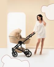 Tutis  Viva 6 Plus Teddy Art.1452111 Creamy Universālie kulbu ratiņi divi vienā