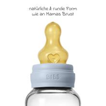 Bibs Round Latex Baby Bottle  Art.255415 Flow Blue  Бутылочка для кормления 120мл