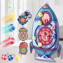 WOOPIE Dexterity Game with Velcro Darts Rocket Target