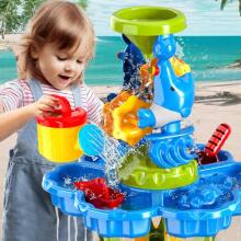 WOOPIE Water Table 2in1 Sandbox Fountain XXL Aquapark with Dolphin