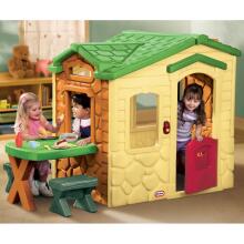 Little Tikes Picnic House with Patio and Magic Doorbell - Natural