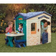 Домик с ПАТИО и волшебным звонком Navy Green от Little Tikes