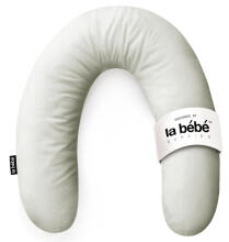 La Bebe™ Rich Maternity Pillow Art.255992 Light Grey Pakaviņš (pakavs) mazuļa barošana, gulēšanai, pakaviņš grūtniecēm 30x104 cm
