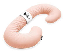 La Bebe™ Maternity Pillow Cotton Sì -Duo Art.255998 Peach Kokvilna audums. Daudzfunkcionāls spilvens/pakavs grūtniecēm, ar memory foam