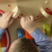 MASTERKIDZ Izglītojošā Dēļa - Roku Prasmes Šņorēšana Montessori