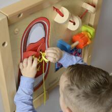 MASTERKIDZ Educational Board - Manual Dexterity Lacing Montessori