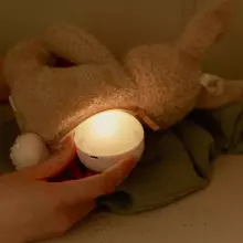 Little Dutch Cuddle Bunny Light & Sound Art.8441 Natural Newborn