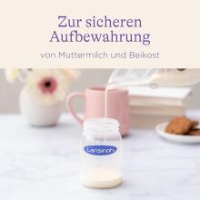 Lansinoh Breastmilk Storage Bottles Art.20417 piena uzglabāšanas pudeles 4 gab.160ml