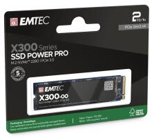 Emtec SSD M2 NVMe PCIe 3 X300 2TB Power Pro