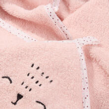 A0664 BATH TOWEL TERRY HOOD PINK