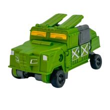 WOOPIE 3-in-1 komplekts transformējošais robots cīņas transports un šautene zaļā krāsā