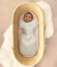 Love To Dream Swaddle Up  Art.LTD-L1001001SNDXS Sandollar Cotton swaddle-sleeping bag for comfortable sleep, swaddling XS times.